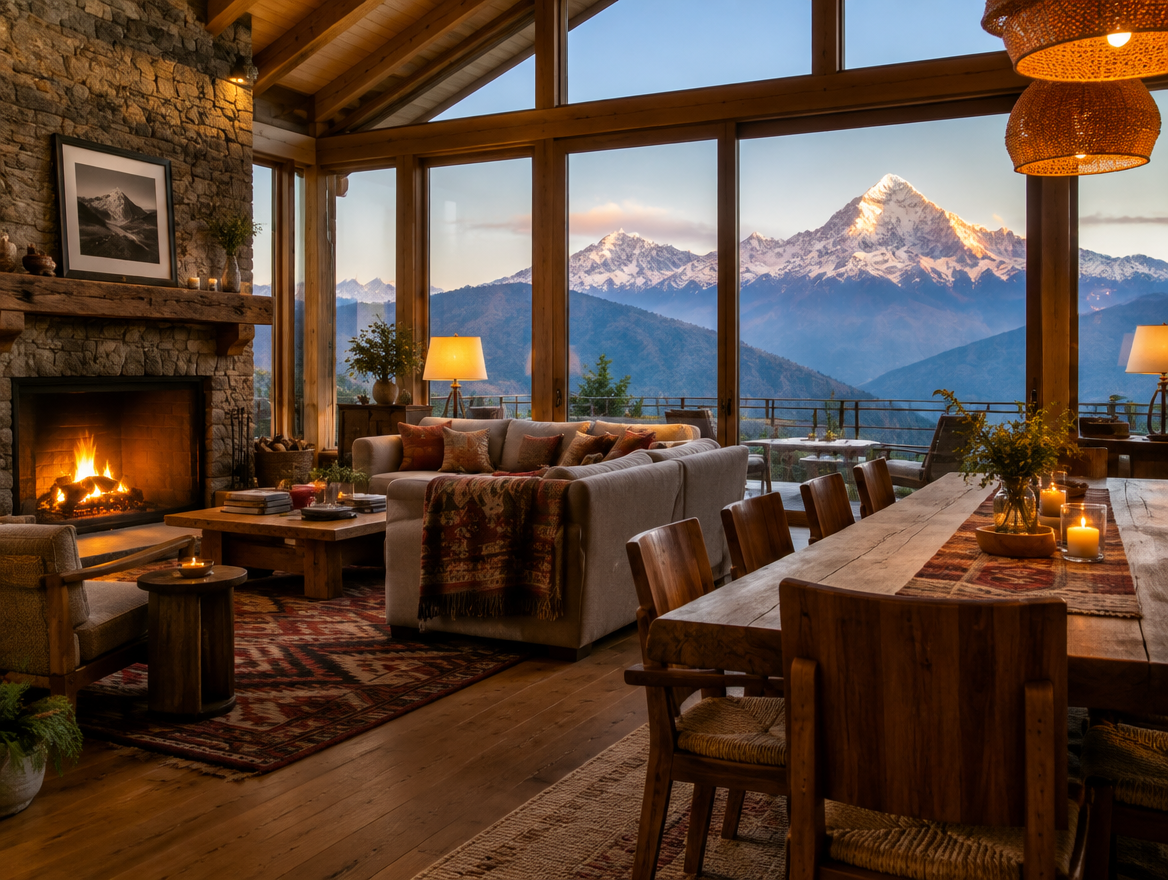 Dhampus Lodge Interior